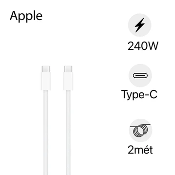 Cáp Apple USB-C to Type-C dây dù 240W 2M MYQT3ZA/A