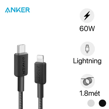 Cáp Anker 322 USB-C TO USB-L 1.8m Nylon A81B6H