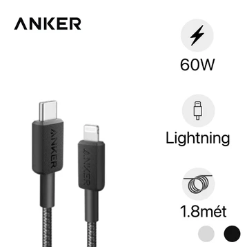 Cáp Anker 322 USB-C TO USB-L 1.8m Nylon A81B6H