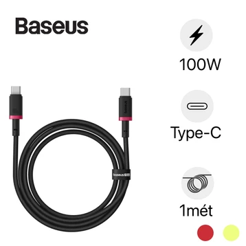 Cáp Baseus Dura Series Usb-C To C 100w Dài 1m