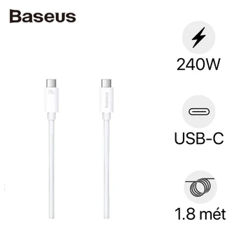 Cáp Baseus Superior 2 USB4 Full-Function Type-C to Type-C 240W 1.8m