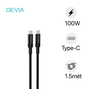 Cáp Devia Type-C to Type-C Devia Extreme Speed Series 100W 1.5 mét