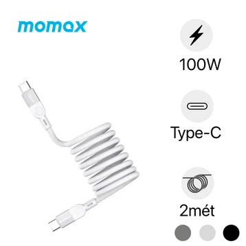 Cáp Momax USB-C to USB-C MAG Link 100W USB 2.0 có nam châm dài 2M DC36
