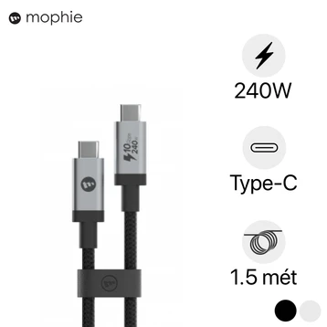 Cáp Mophie USB-C to USB-C 240W 1.5m