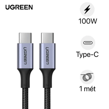 Cáp Ugreen USB-C to Type-C 100W 1M 70427