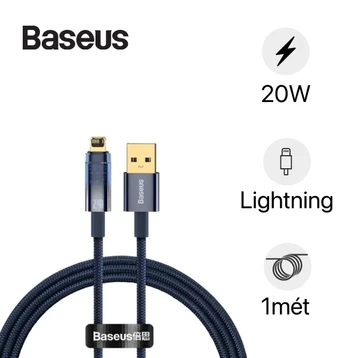 Cáp sạc nhanh tự ngắt Baseus Explorer Series USB-A to Lightning 1m