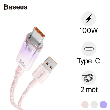 Cáp Baseus Explorer Series USB-A to USB-C 100W 2m