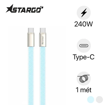 Cáp StarGO slim silicone USB-C to C 240W 1m