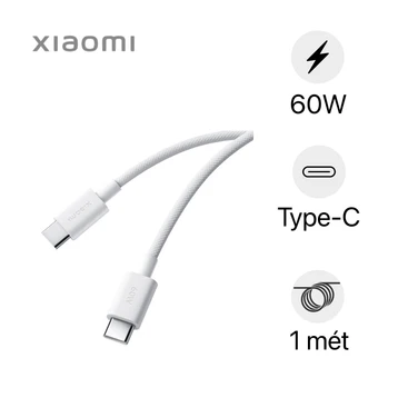 Cáp Xiaomi 3A Braided USB-C to USB-C 1m