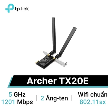 Card mạng Wireless Pcie Tp-link Archer TX20E