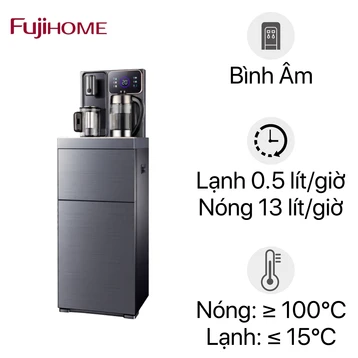 Cây nước bàn trà cao cấp có ngăn khử khuẩn UV FujiHome TB241N-UV
