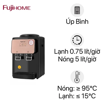 Cây nước nóng lạnh để bàn mini FujiHome WD03E