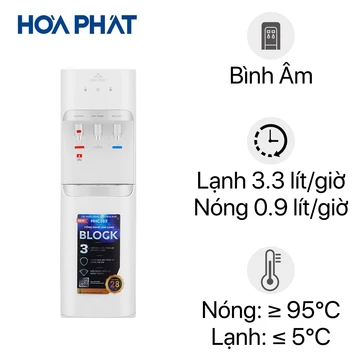 Cây nước nóng lạnh hút bình Hoà Phát HHC383