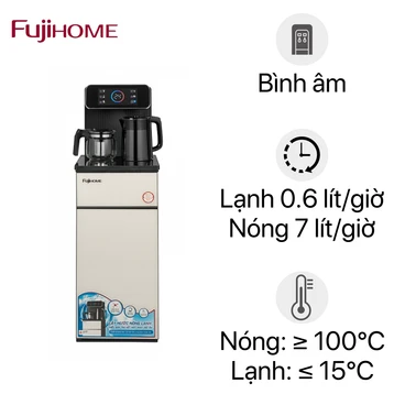 Cây nước nóng lạnh kết hợp bàn trà, cafe FujiHome TBD22