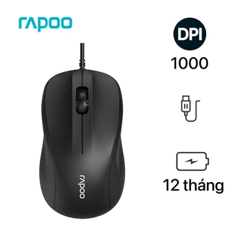 Chuột có dây Rapoo N160 Lite