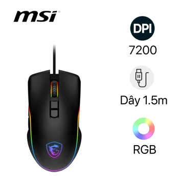 Chuột Gaming có dây MSI Force GM300 RGB Led