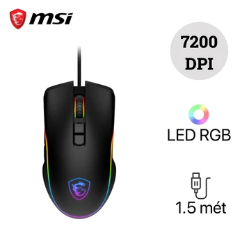 Chuột Gaming có dây MSI Force GM300 RGB Led