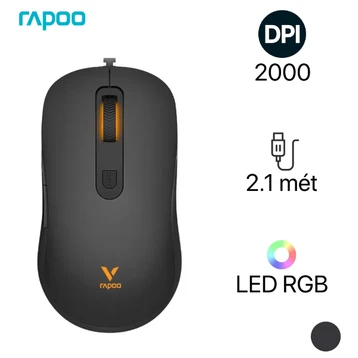 Chuột gaming Rapoo V16 RGB 12000 DPI