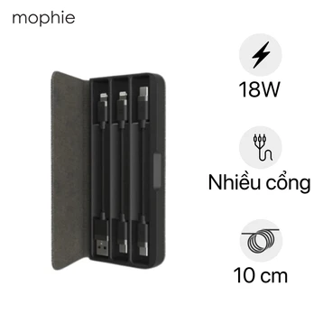 Combo 3 cáp ngắn Mophie A-L, C-L, C-C 10 cm - 633