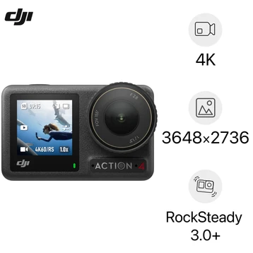 DJI Action 4 Combo (Hàng Chính Hãng) - Đã Kích Hoạt