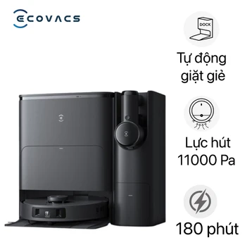 Robot hút bụi lau nhà và máy hút bụi cầm tay Ecovacs Deebot T30S Combo