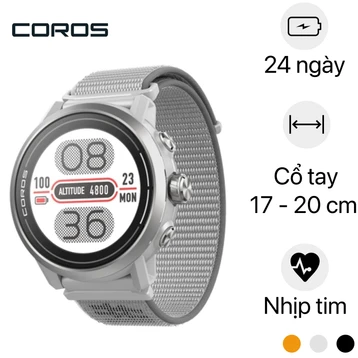 Đồng hồ thông minh Coros Apex 2 dây nylon