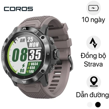 Đồng hồ thông minh Coros Vertix 2 dây cao su - Cũ Trầy Xước