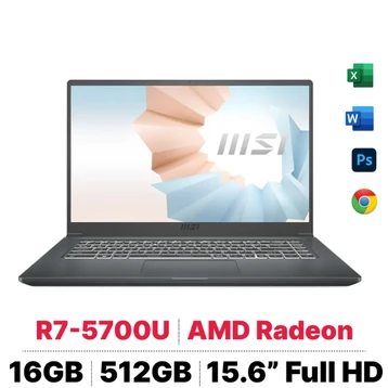Laptop MSI Modern 15 A5M 237VN - Cũ Xước Cấn