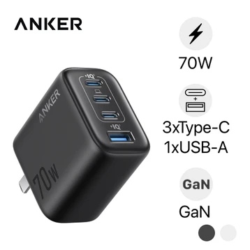 Sạc Anker 4 cổng 3C1A GAN 70W A121C