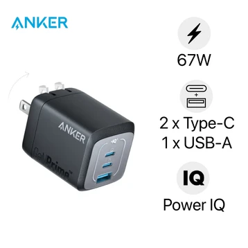 Sạc Anker Prime 3 cổng 2C1A 67W A2669