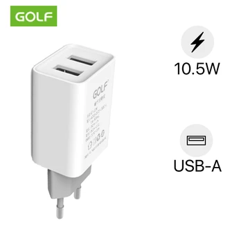 Củ sạc Golf GF-U206 2 cổng USB-A