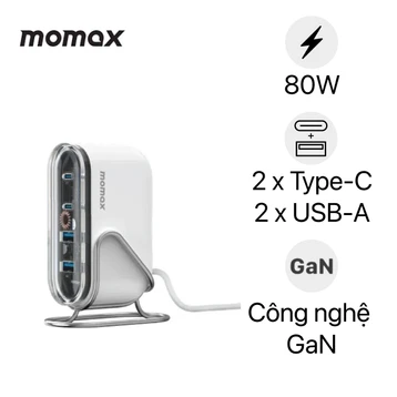 Sạc Momax 80W 4 cổng Desktop (CN)