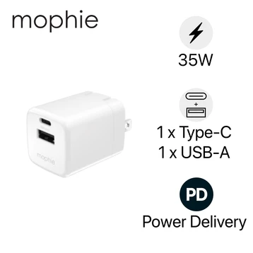 Sạc Mophie Essentials 1C1A GaN 35W - 737