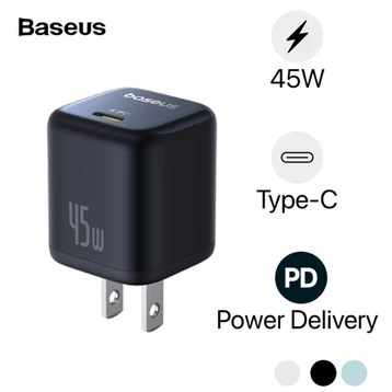 Sạc nhanh Baseus Picogo Gan 1c 45W (US)