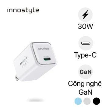 Củ sạc Innostyle Minigo Gan II USB-C PD/PPS 30W