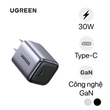 Củ sạc nhanh Ugreen GaN Nexode 30W CD319 90901