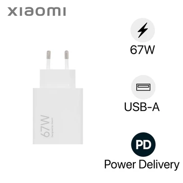 Sạc Xiaomi 1 cổng USB-A GAN 67W kèm cáp Type-C