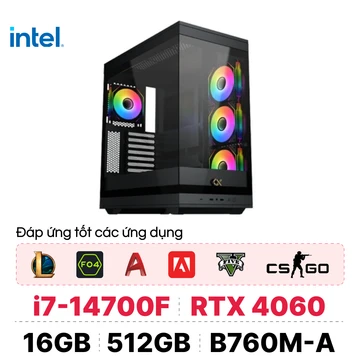 PC CPS Đồ Hoạ D04 i7 14700F / 16GB - 512GB / RTX 4060