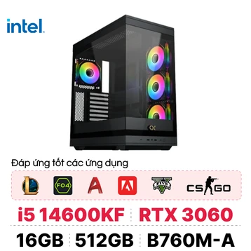 PC CPS Đồ Hoạ D07 i5 14600KF / 16GB - 512GB / RTX 3060