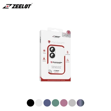 Apple iPhone 16/16 Plus dán bảo vệ camera Zeelot Pishield viền màu chống va đập