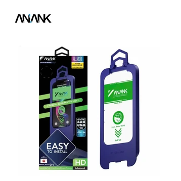 Dán kính cường lực màn hình iPhone 11 Pro Max Anank HD EazyPro Full viền đen cao cấp (có khay hỗ trợ dán)