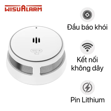 Đầu báo khói liên kết không dây Dahua Wisualarm DHI-HY-SA40A-R4