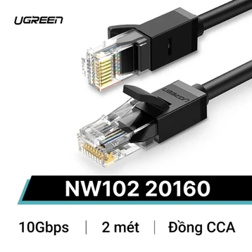 Cáp mạng Ugreen Cat6 NW102 20160 2M - Cũ