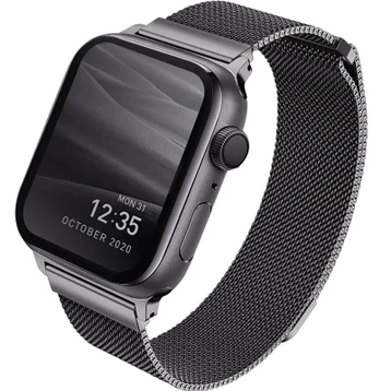 Dây đeo Apple Watch UniQ Dante Mesh Steel Loop 45/44/42mm