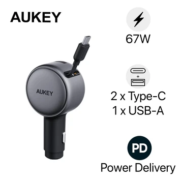 Đế sạc Aukey ô tô 67W CC-P5