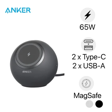 Đế sạc Anker không dây kiêm ổ cắm 65W A9137
