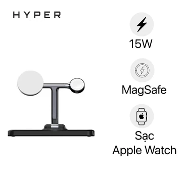 Đế sạc không dây Hyperjuice 4 in 1 Magsafe HJ499