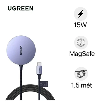 Đế sạc không dây Ugreen 15W CD245
