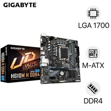 Mainboard Gigabyte H610M H DDR4