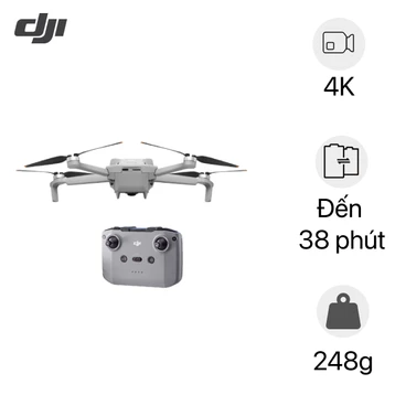 Flycam DJI dân dụng Mini 3 Fly More Combo Plus (DJI RC-N1) - chính hãng